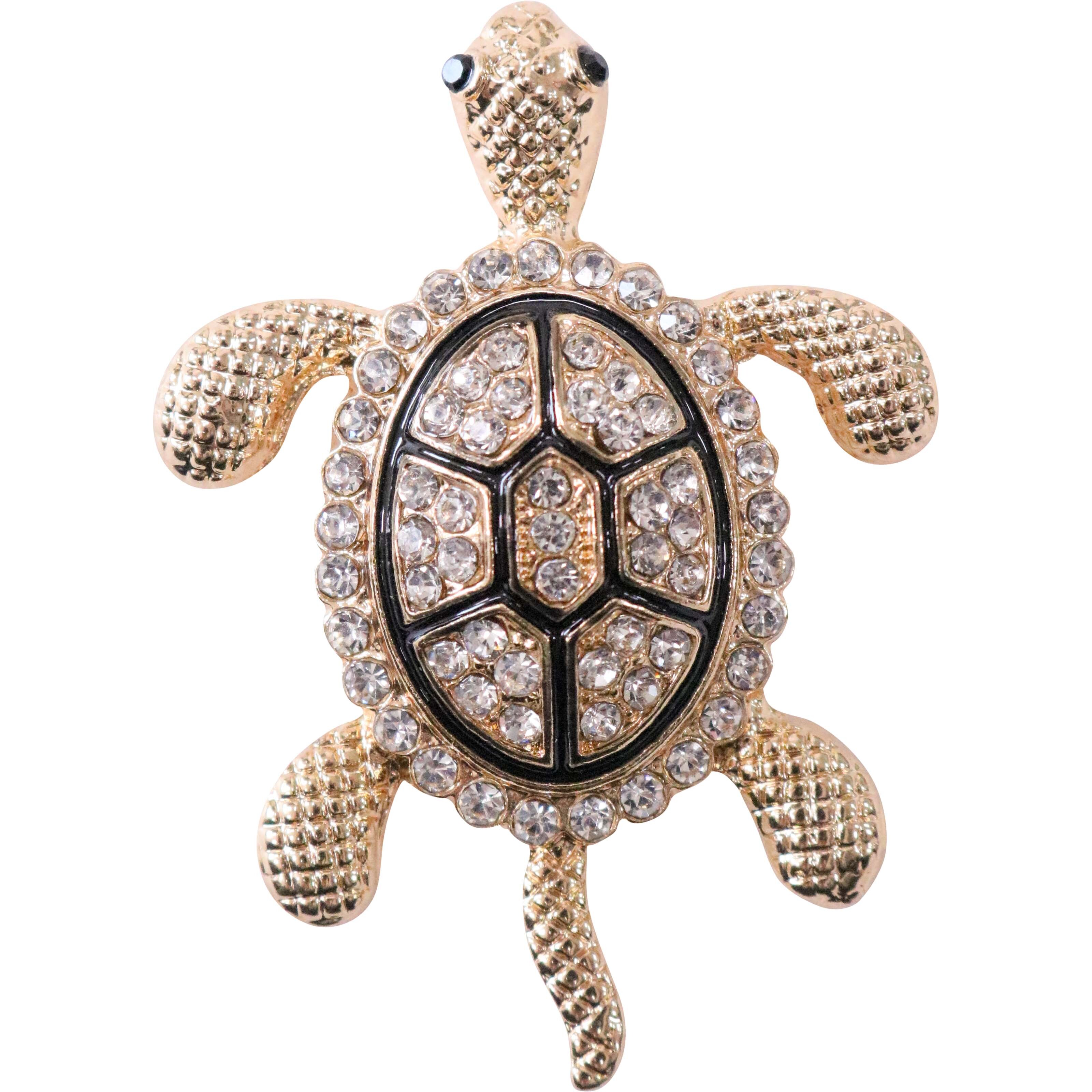 Magnet Diamonte Turtle