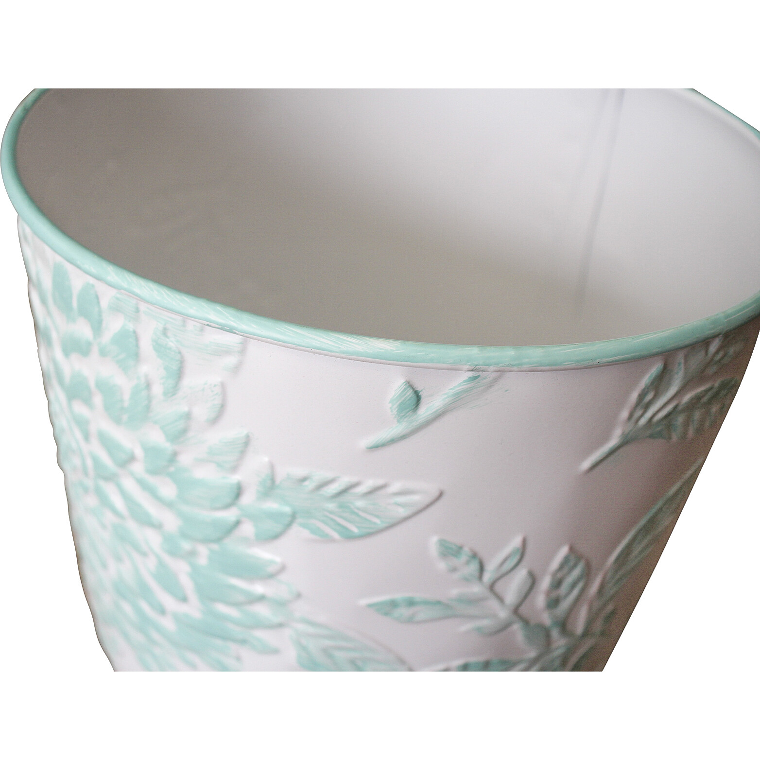 Plant Stand Aqua Floral S/2