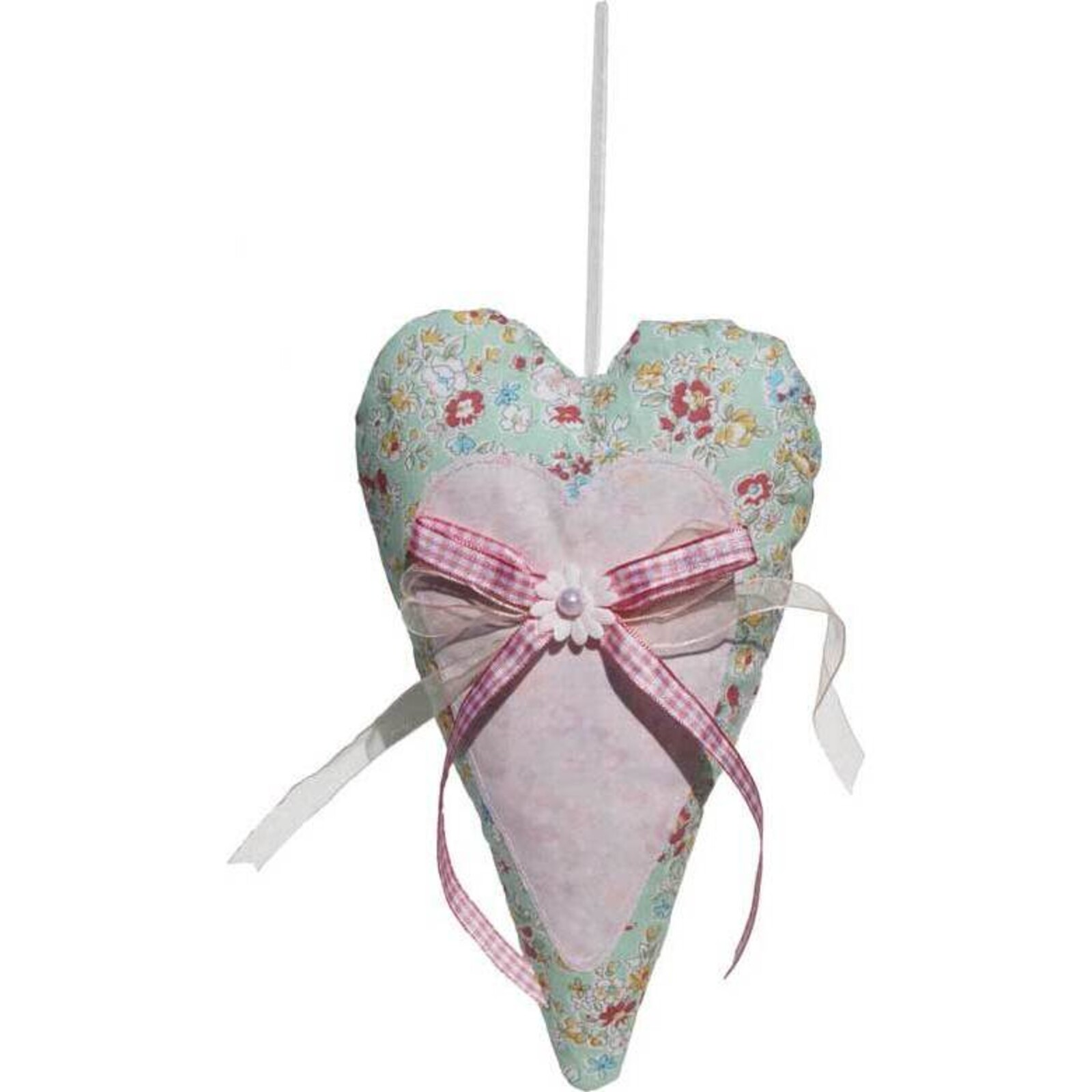 Hanging Heart Country Green