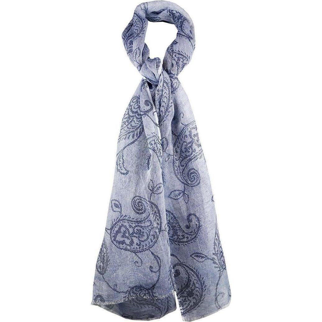 Linen Scarf Paisley