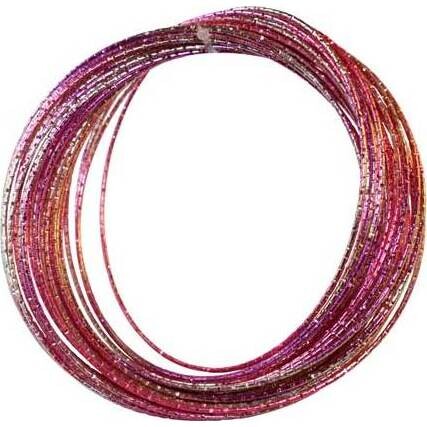 Multi Twist Bangle -PinkPurple