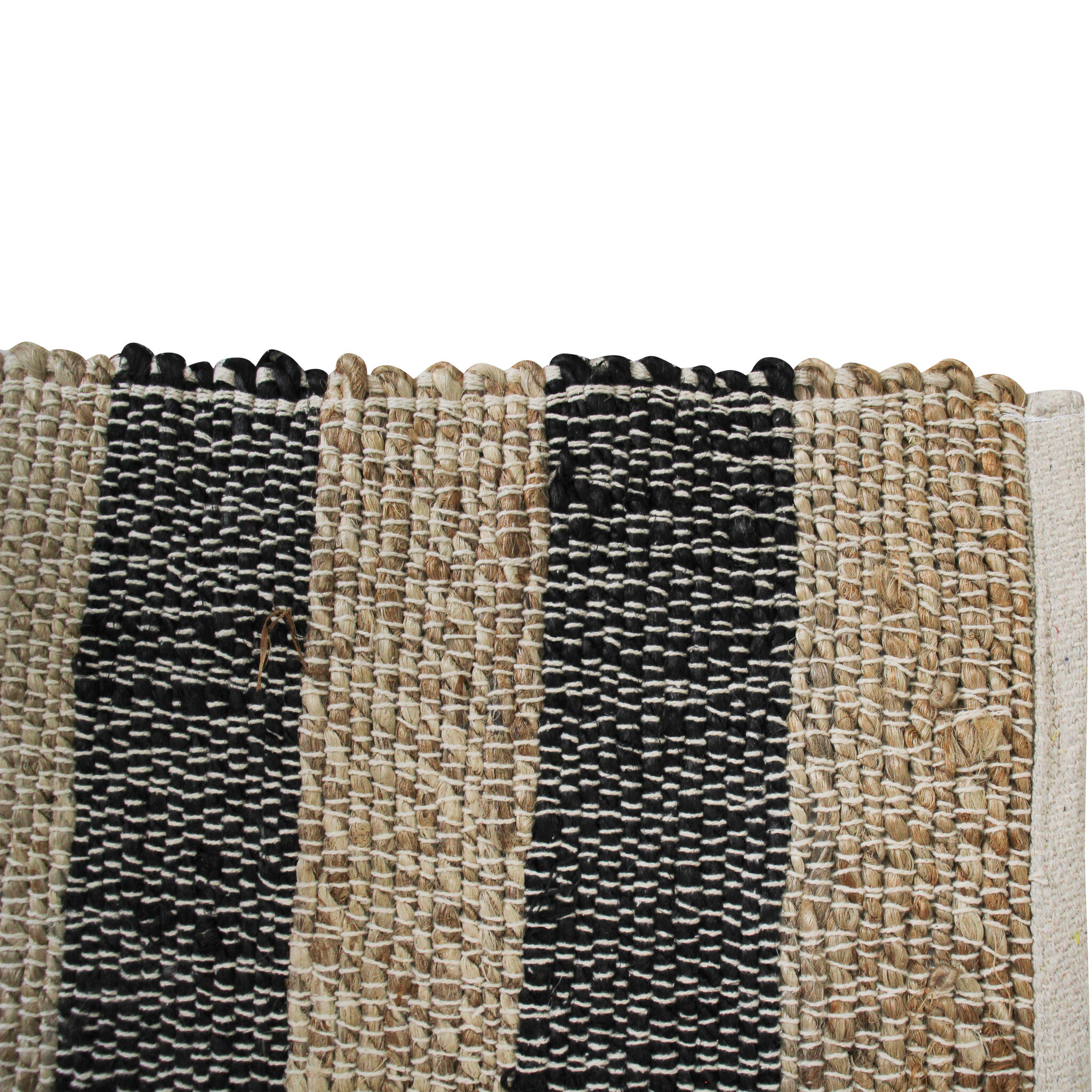 Rug Mat 150cm Bold Charcoal Stripe