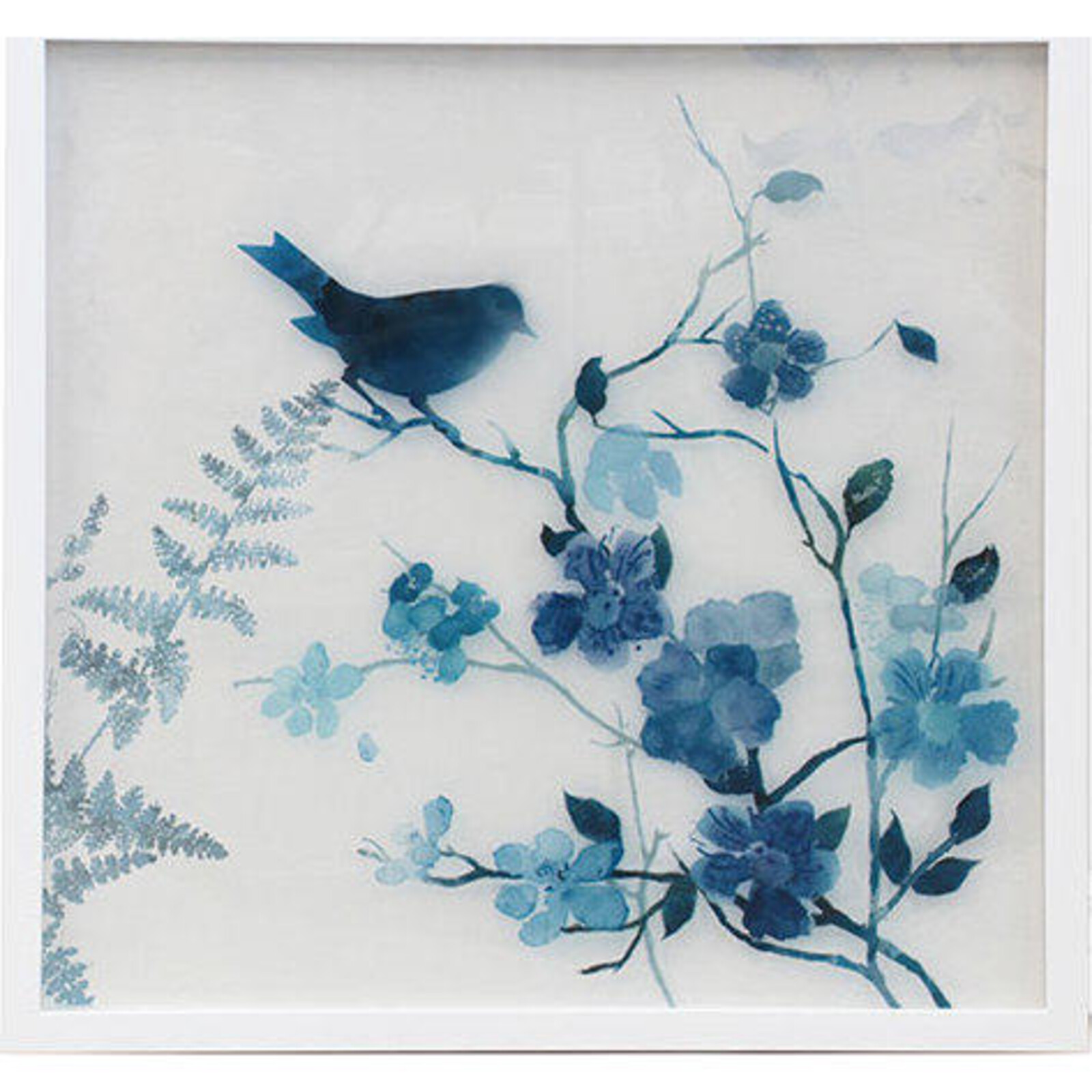 Framed Print Little Blue Bird
