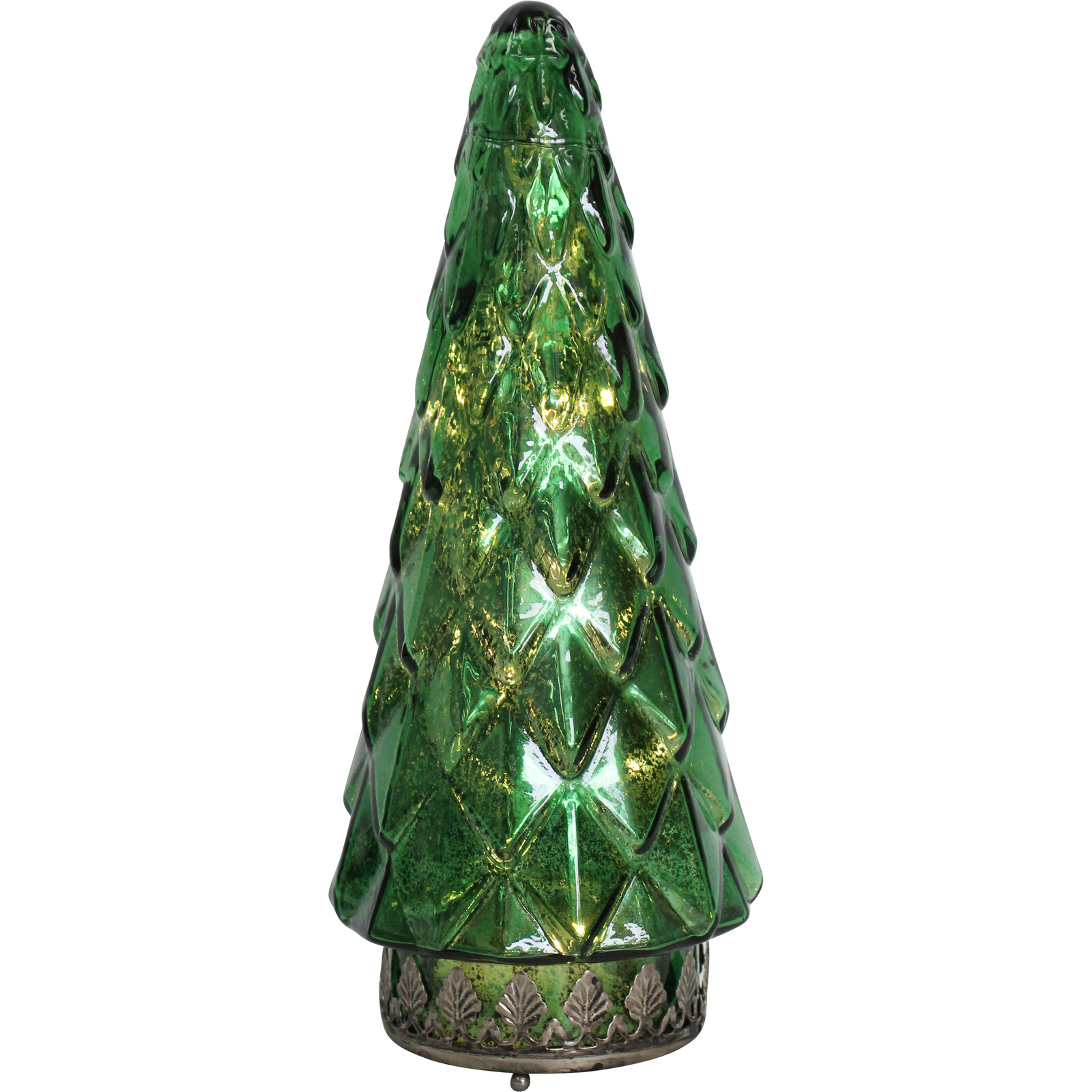 Lantern LED Pine Tree Emerald