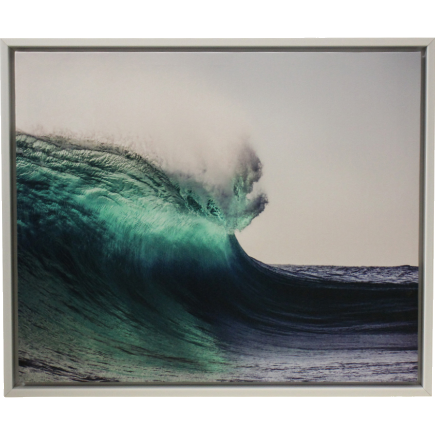 Framed Canvas Rolling Ocean