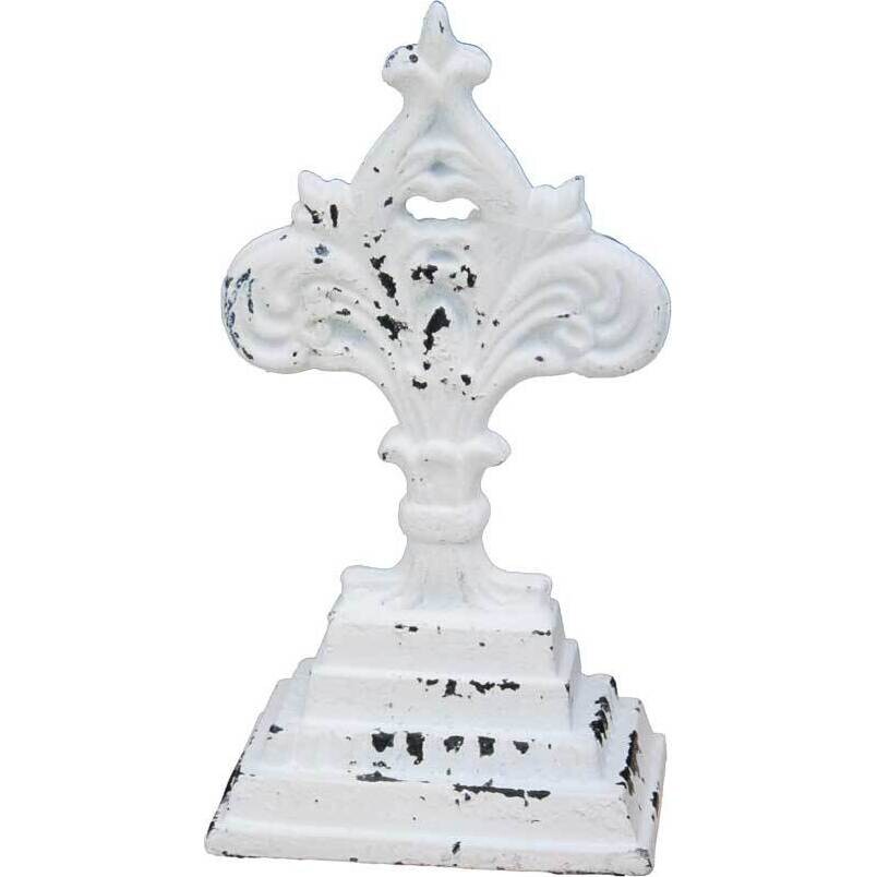 Finial Curva - Rustic White