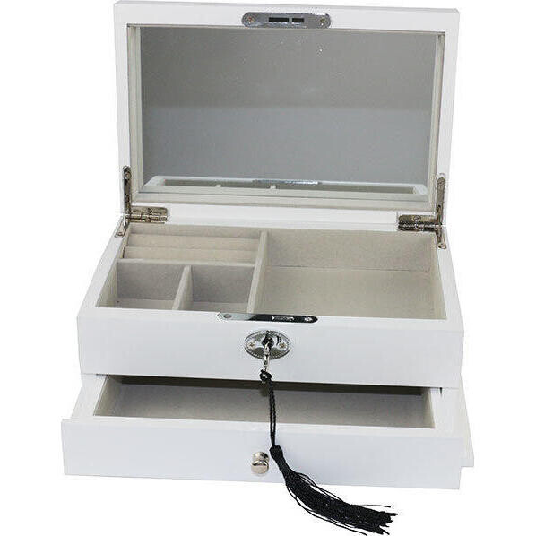 Jewellery Box Doppio White  