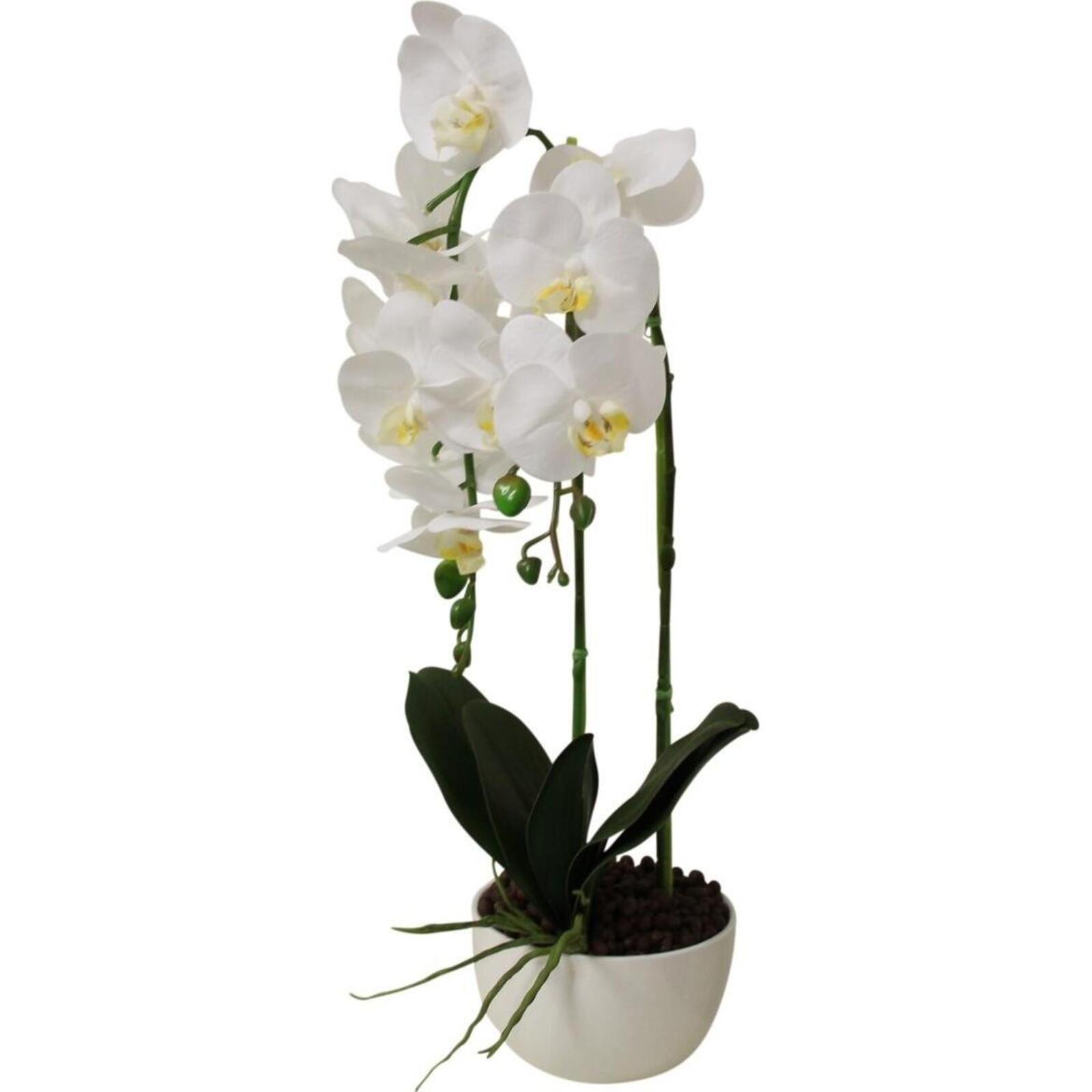 Imitation Orchid White Double Stem