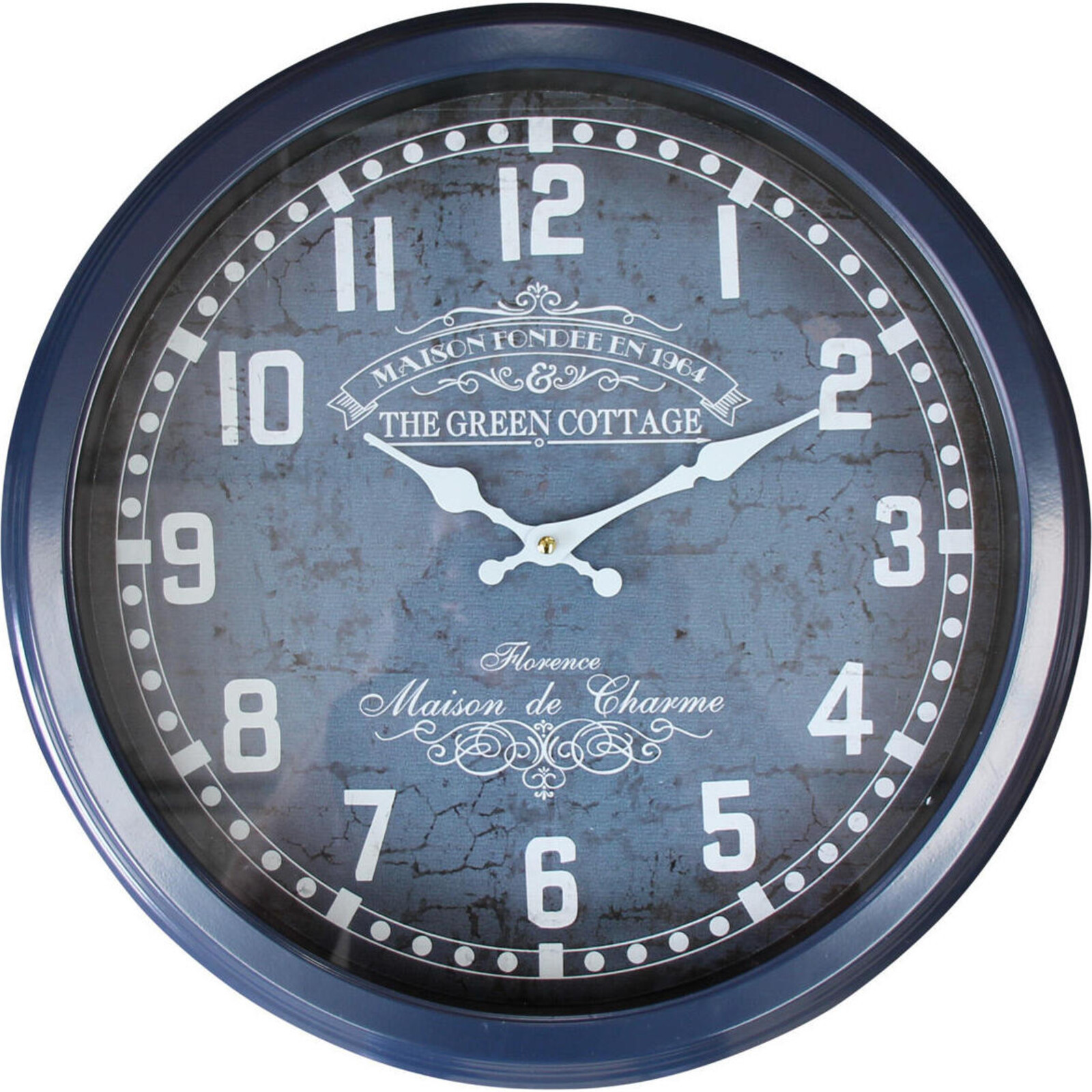 Clock Metal Maison Navy