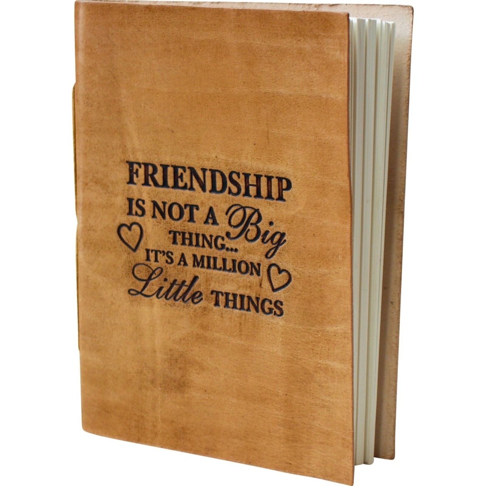 Leather Notebook Friendship