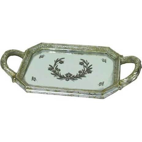 Tray Wreath Mirror