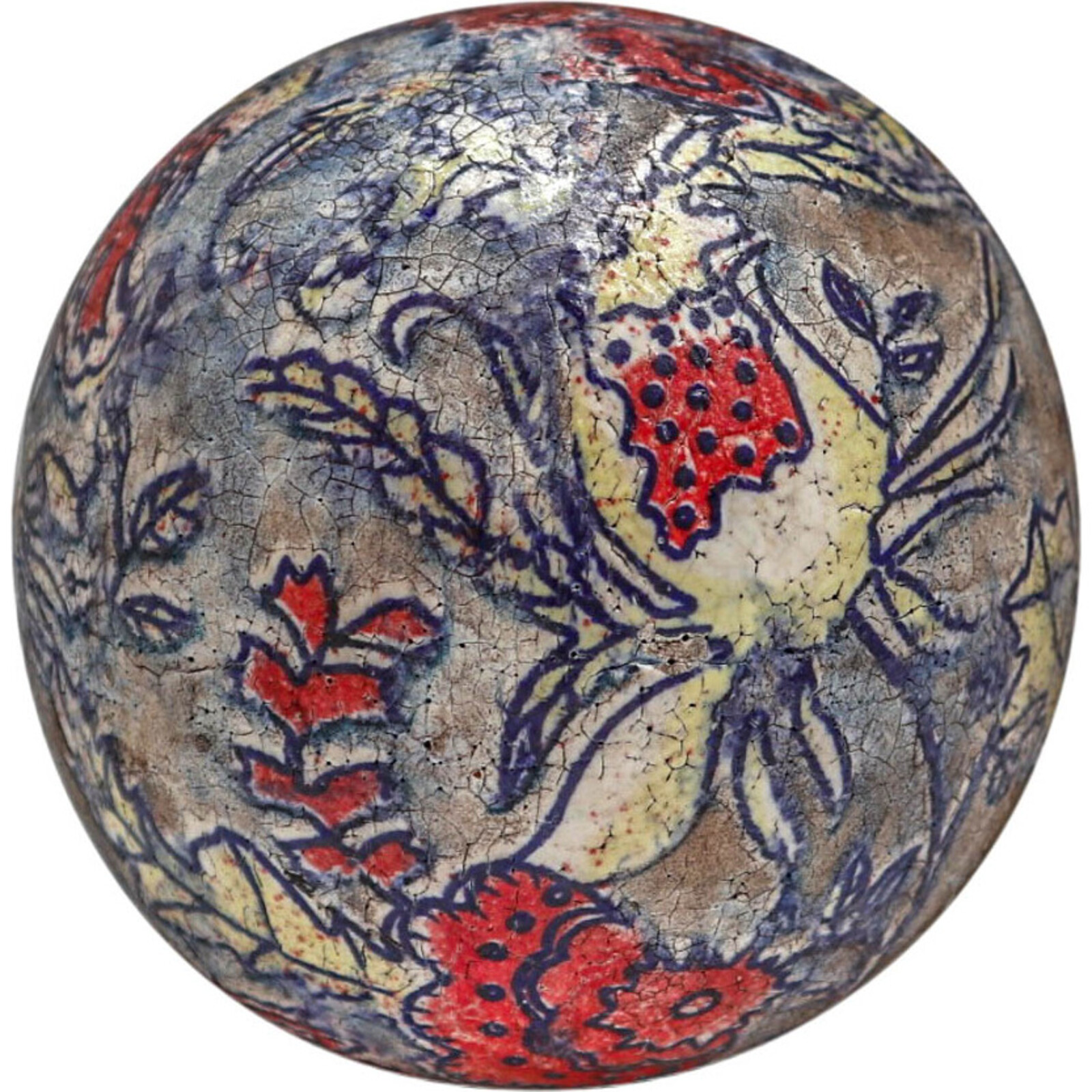 Decorative Ball Floral Textured
