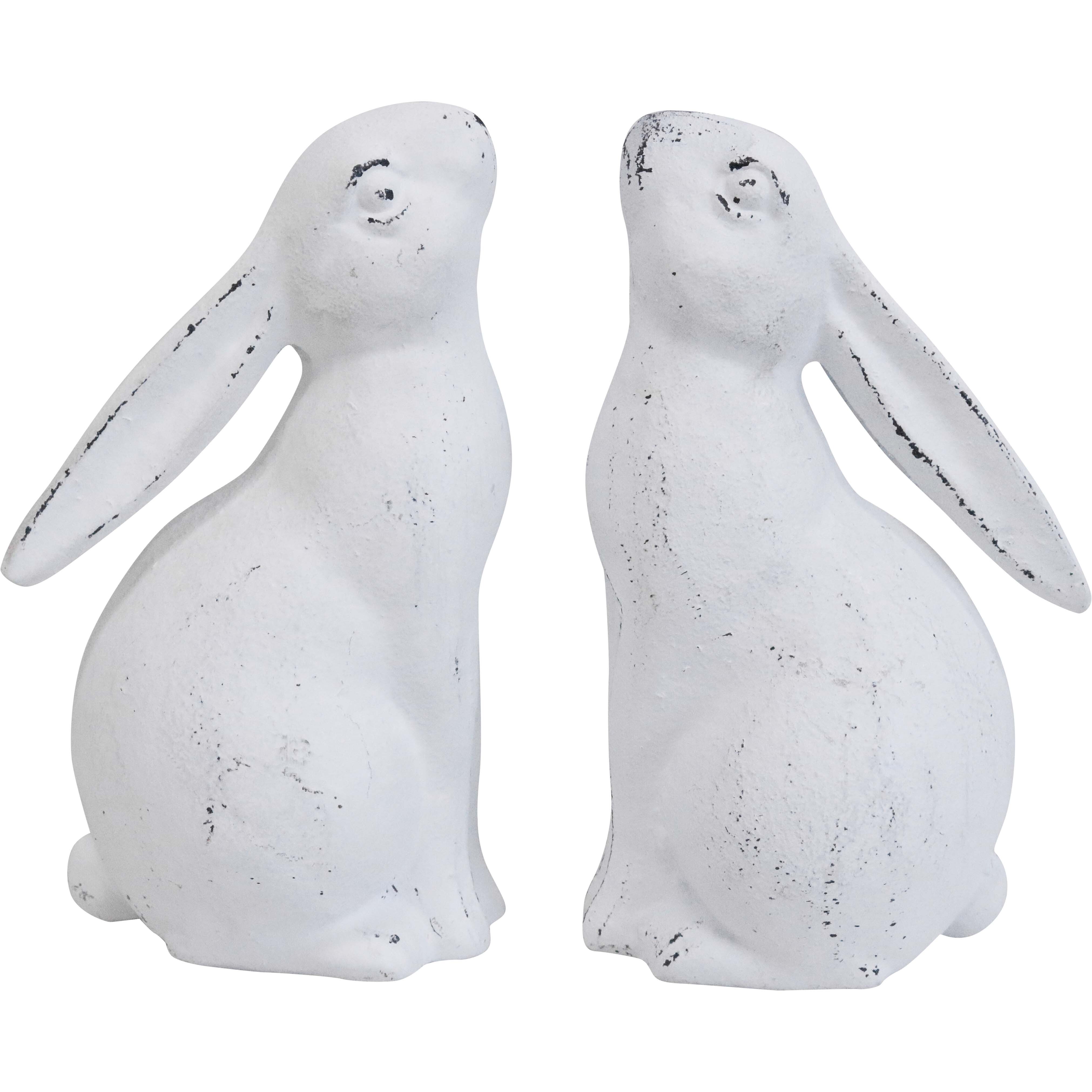 Bookends Pair / Doorstops Rabbits