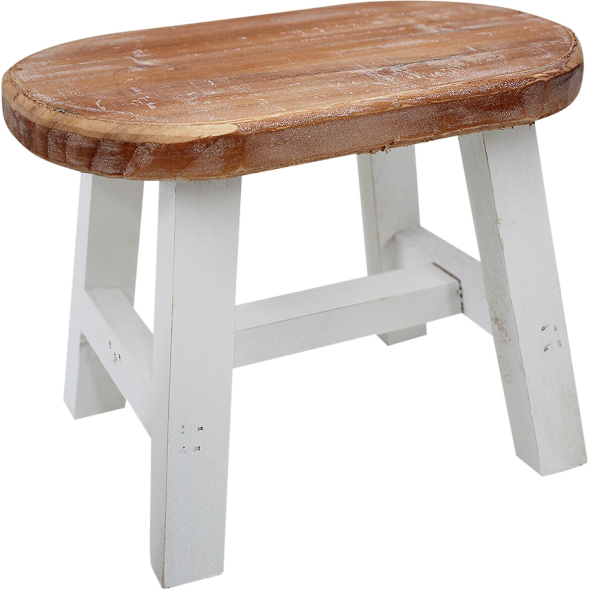 Stool BIanco Oval