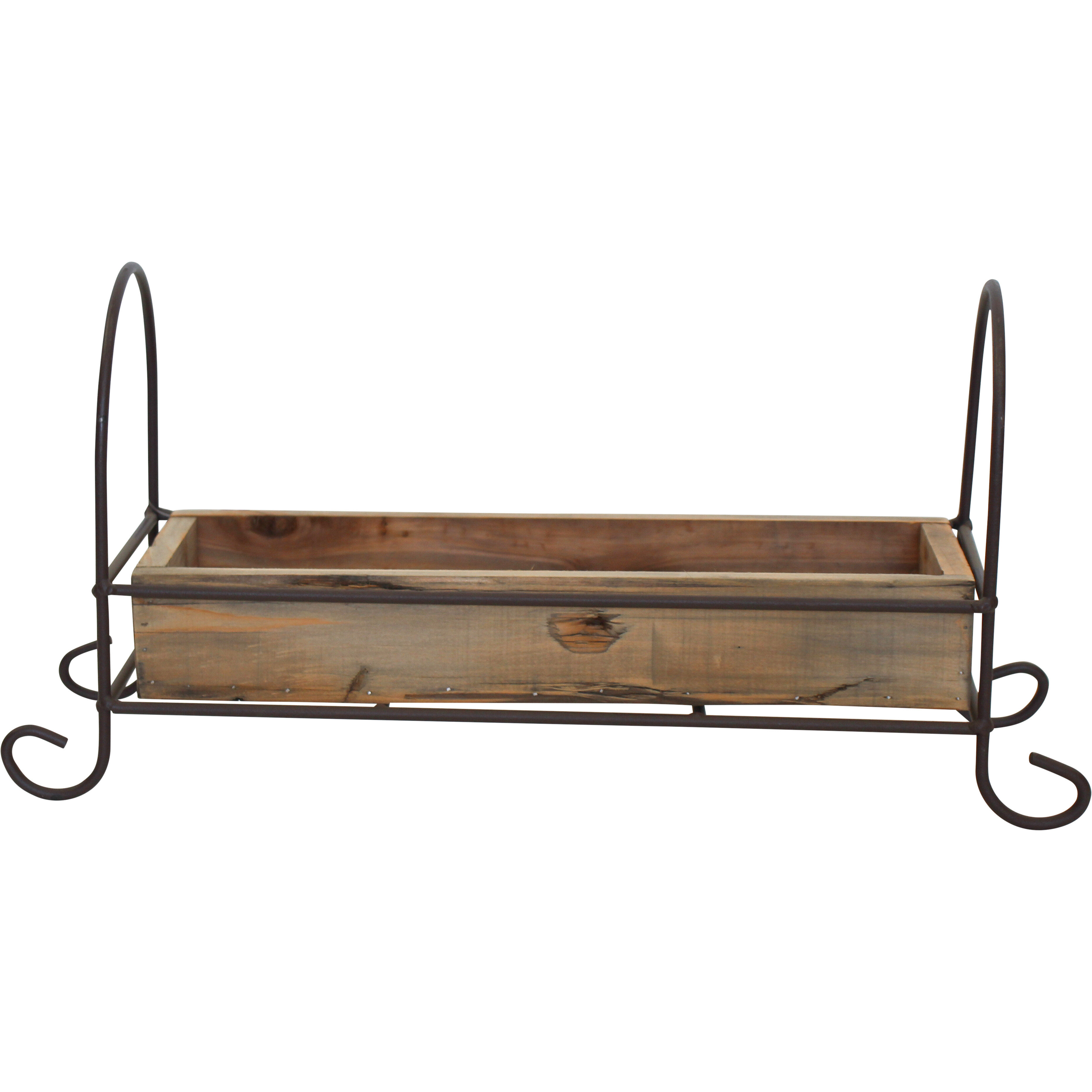 Rustic planter box lrg