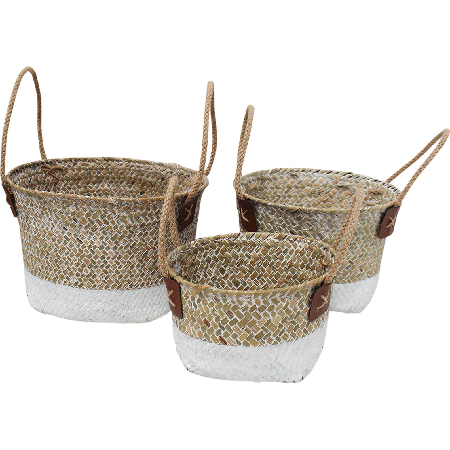 Woven Planter 2/Tone S/3