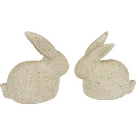 Sitting Rabbit Creme Small