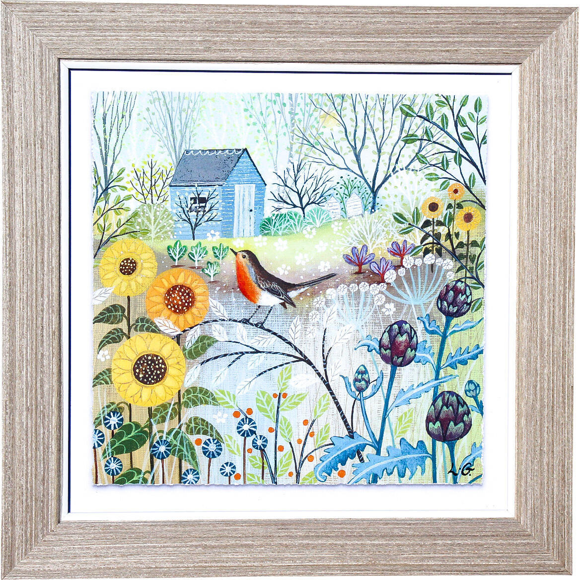 Framed Print Country Garden 1