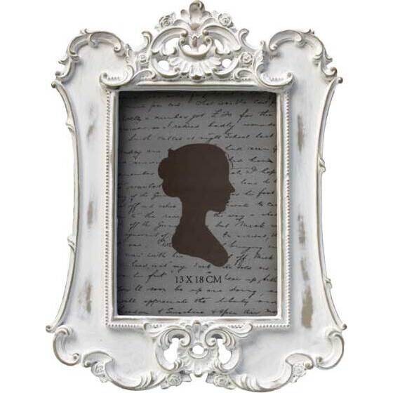 Frame Rococo White Lg