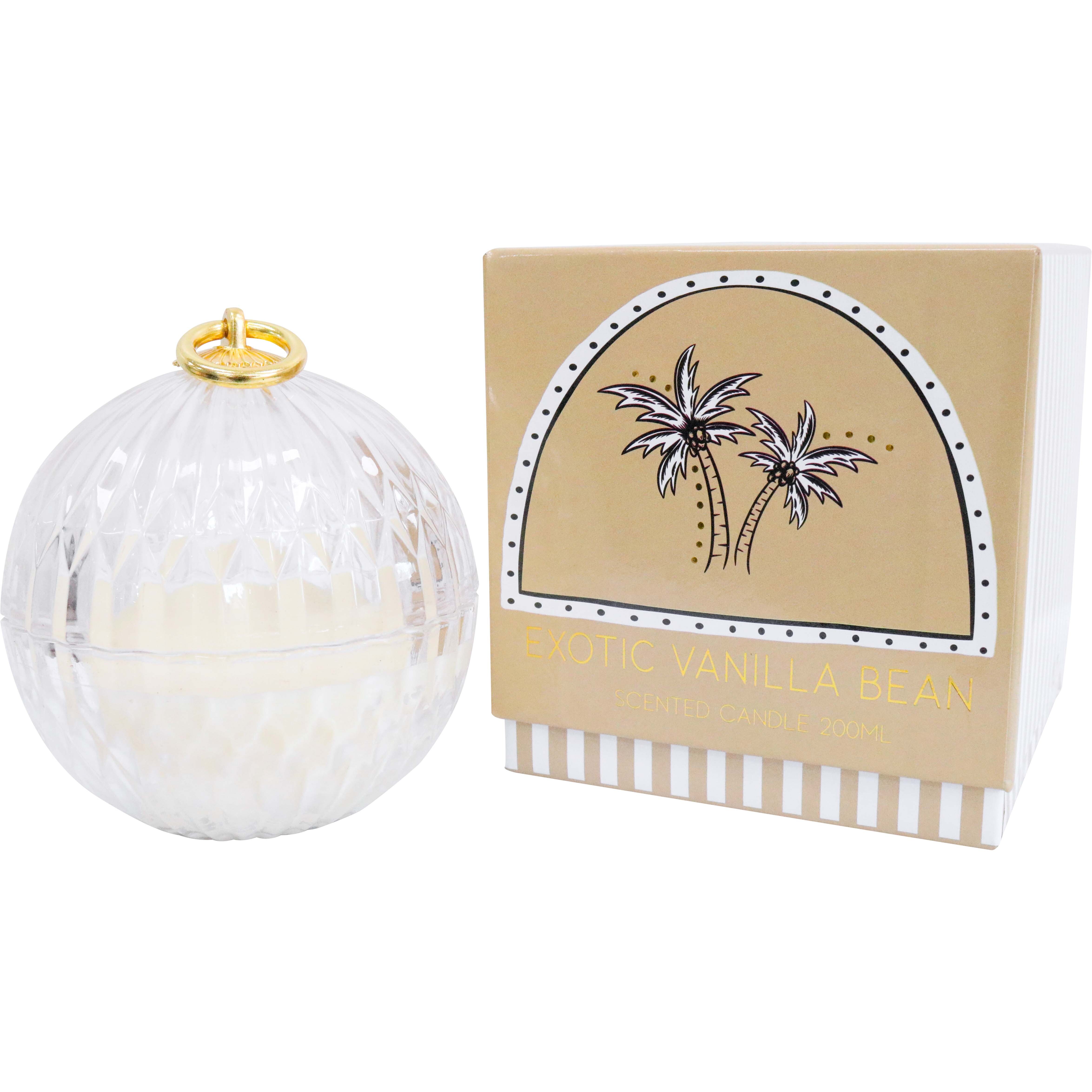 Candle Bauble Exotic Vanilla Bean