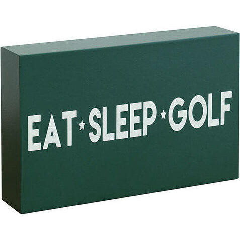 Standing Sign Eat Sleep Golf