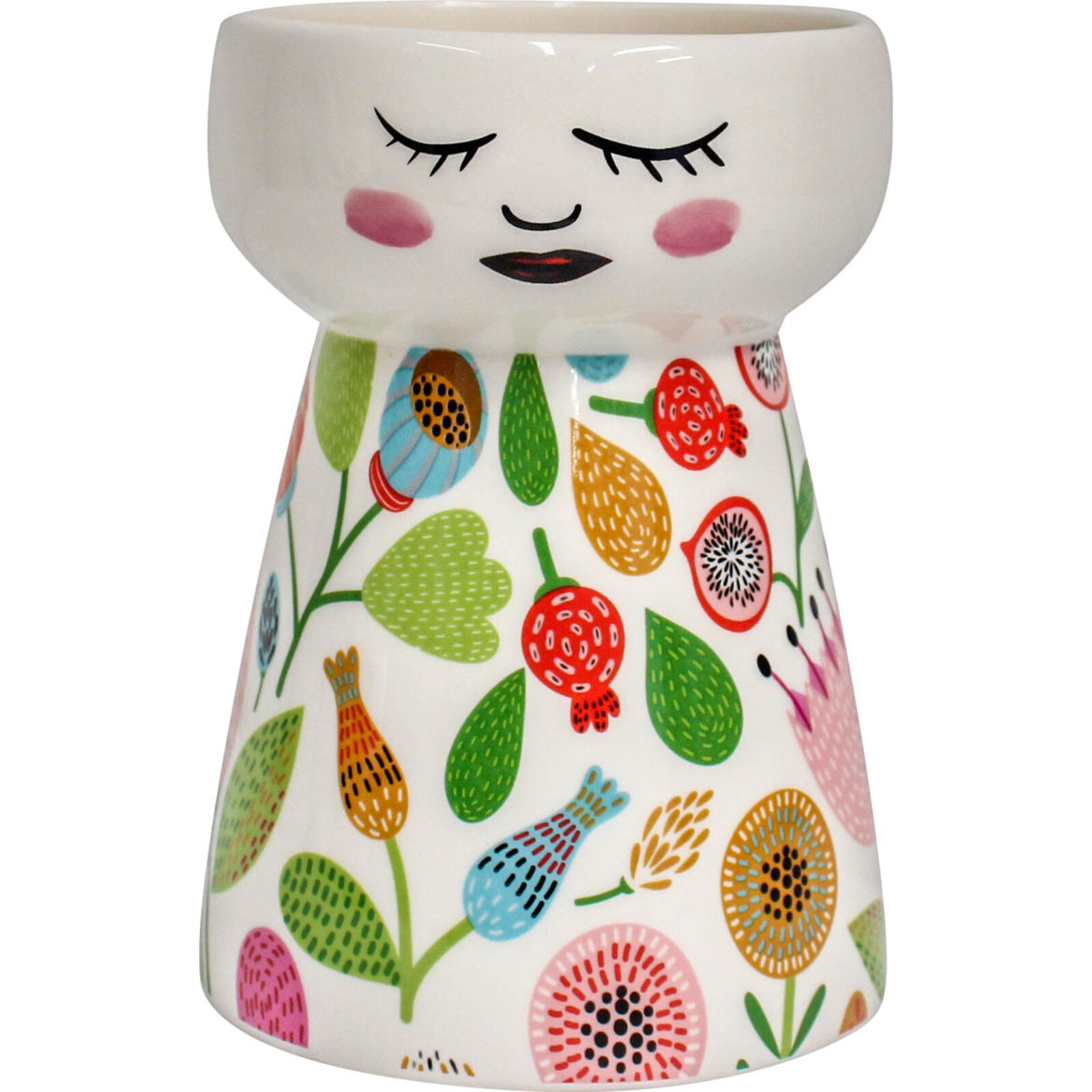 Ceramic Doll Vase Buds