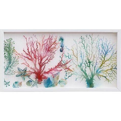 Framed Print Coral Multi