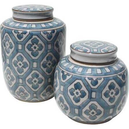 Lidde Jar Flower Medallion Large