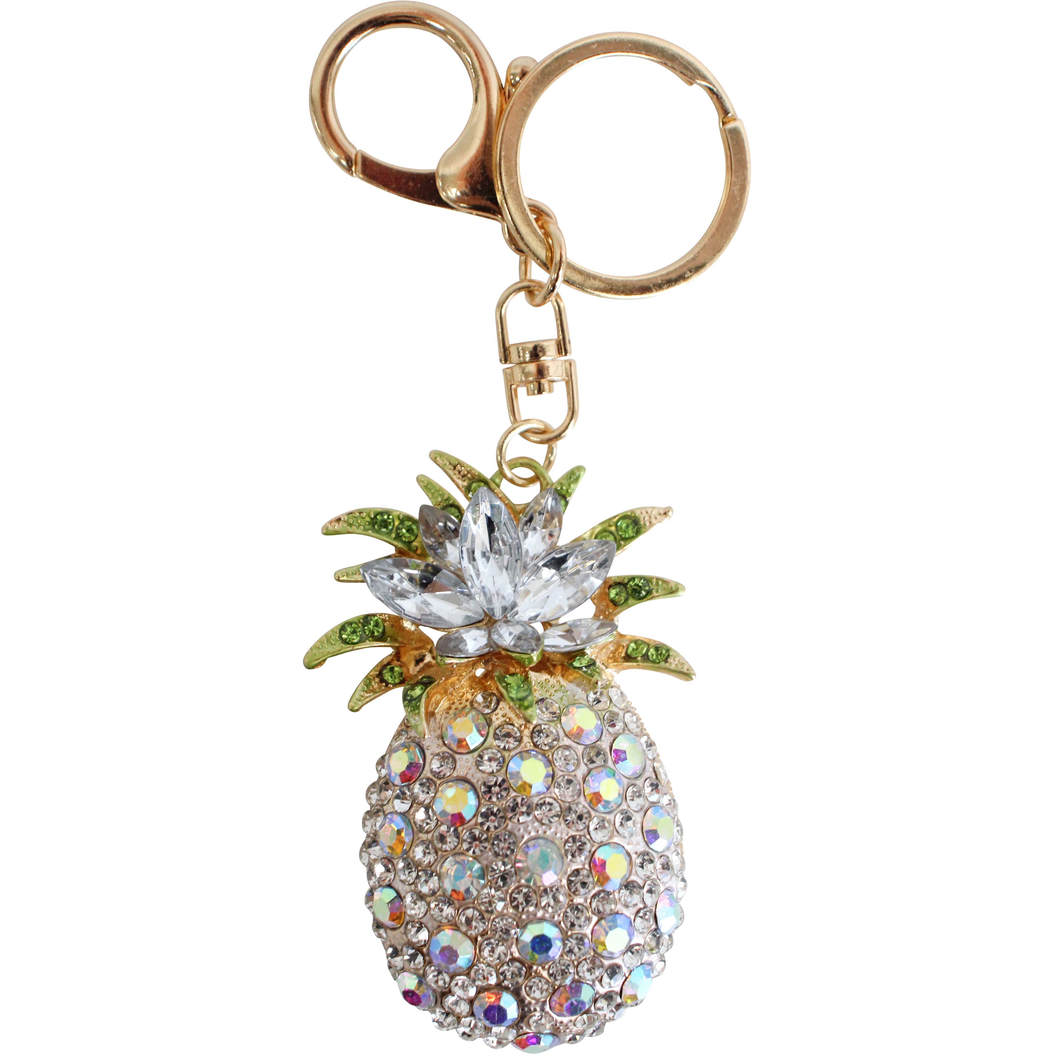 Keyring Pineapple Silver