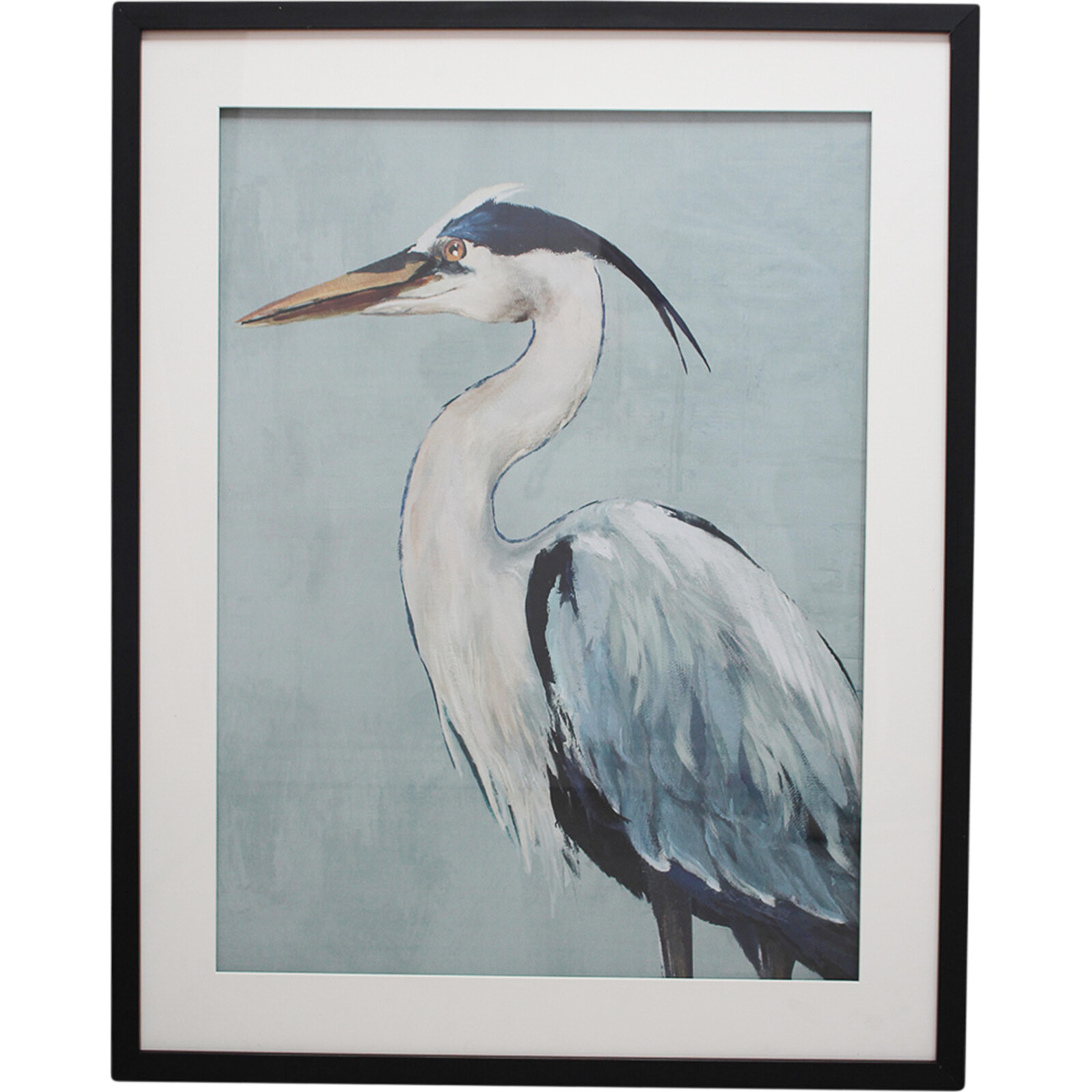 Framed Print Heron