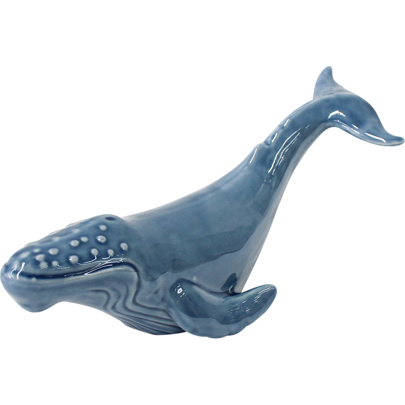 Whale Decor Lrg Blue