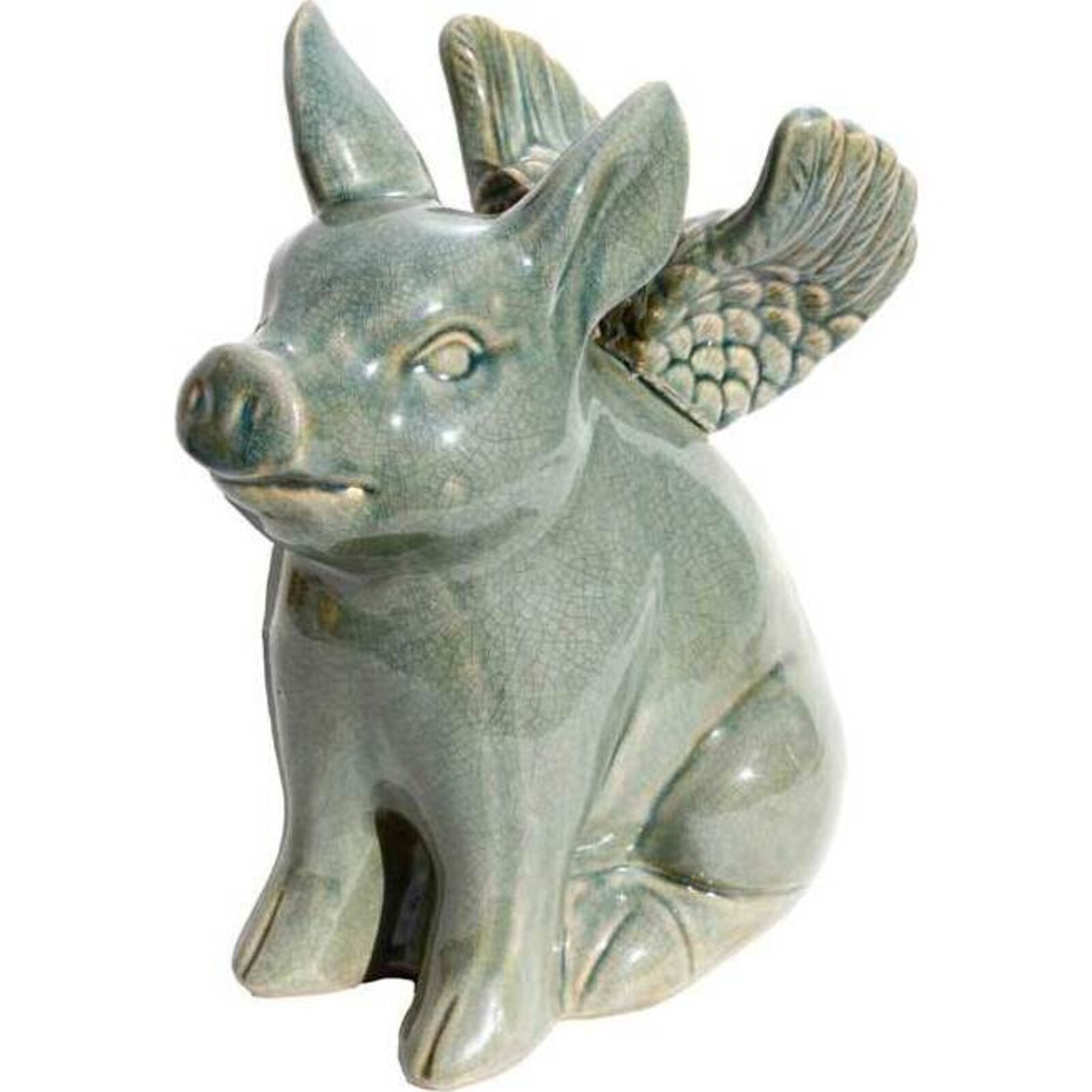 Ceramic Winged Pig 