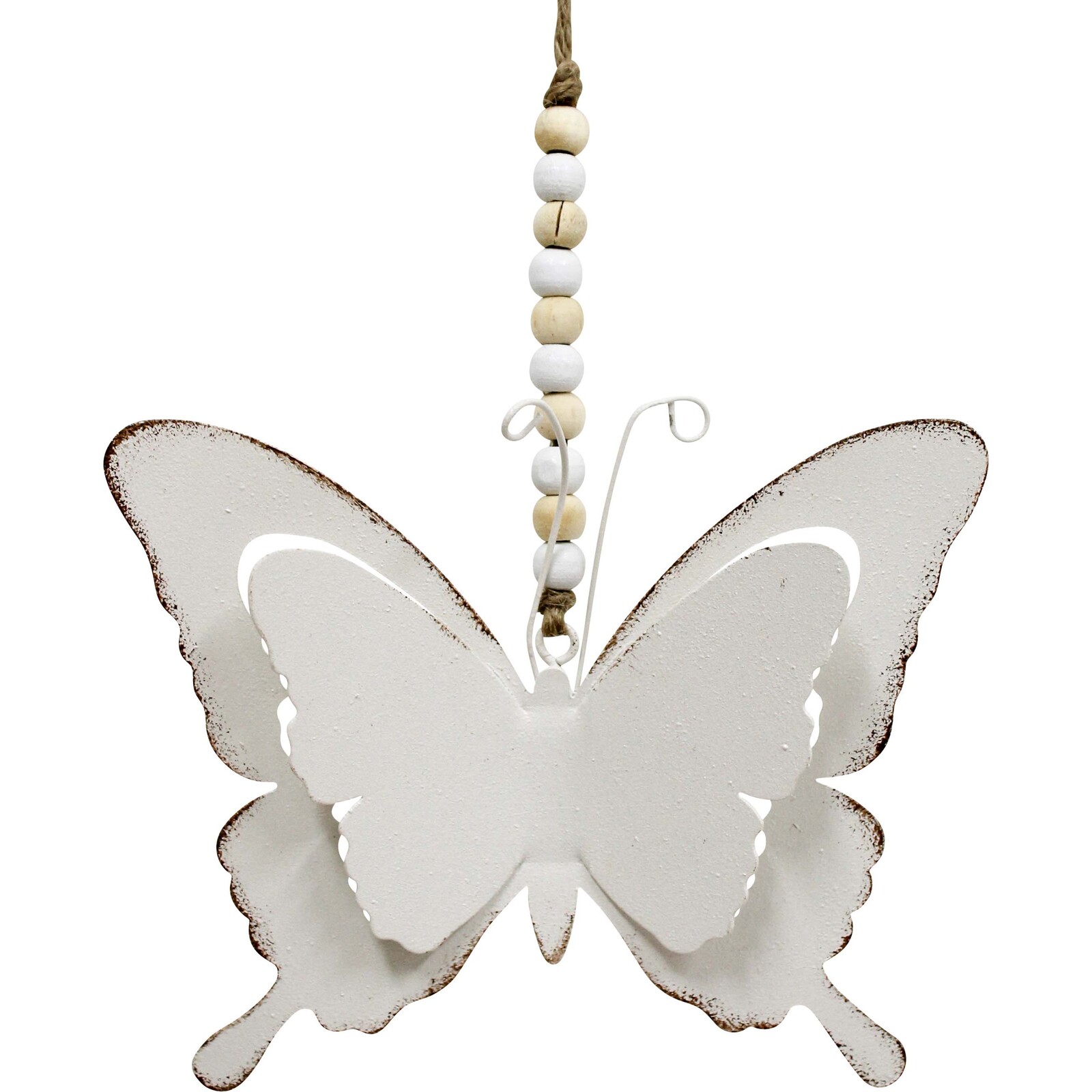 Hanging Butterfly White