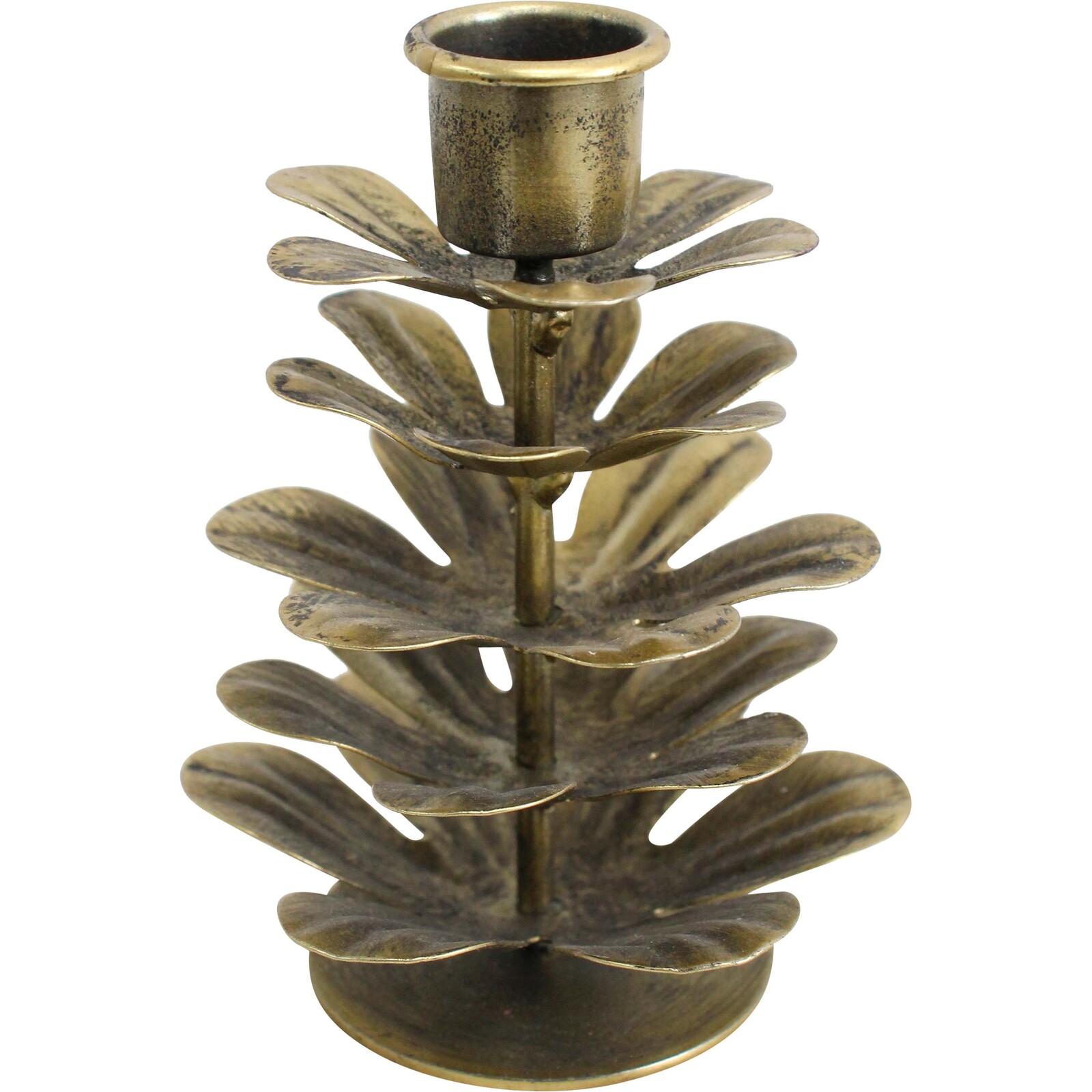 Pinecone Candle Holder Med
