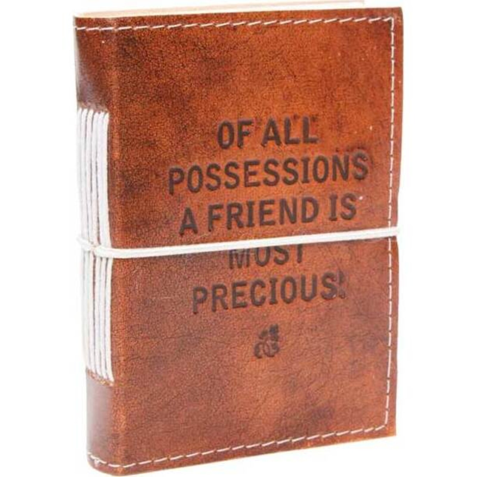 Leather Notebook - Friend
