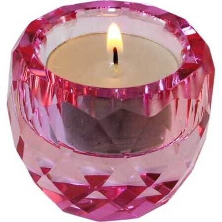 Cristal Cup Votive - Pink