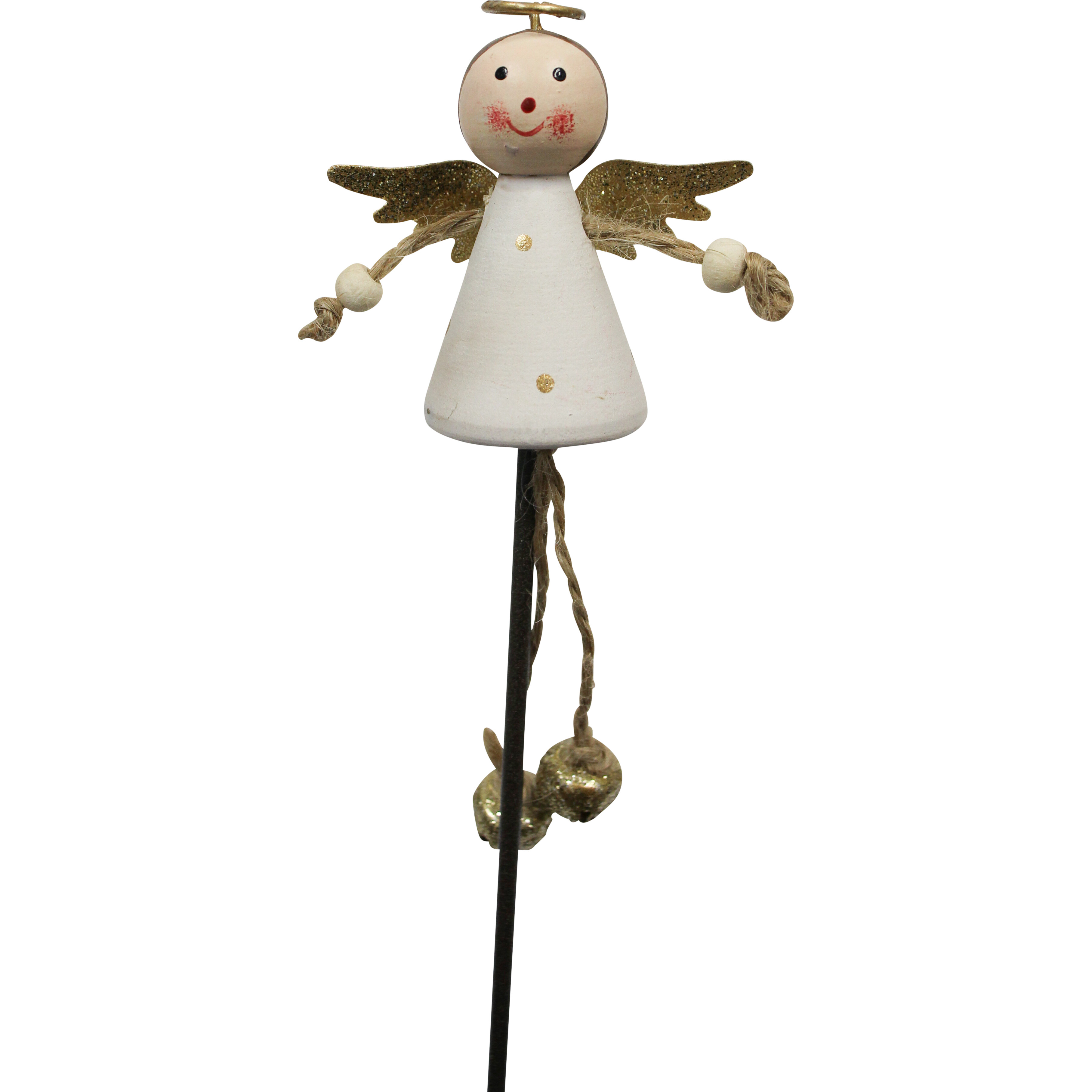 Pot Stake Angel White