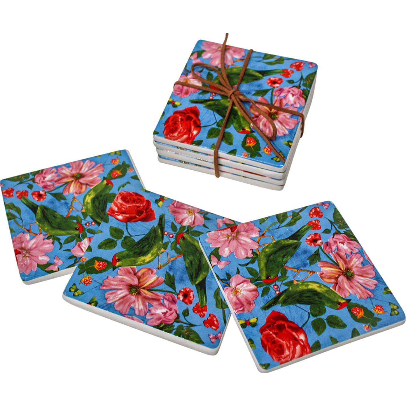 Coasters Rose S/4