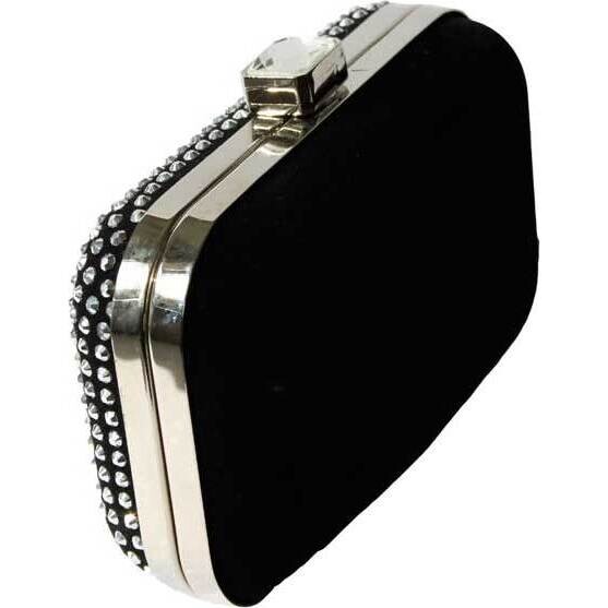 Evening Purse Black Silva