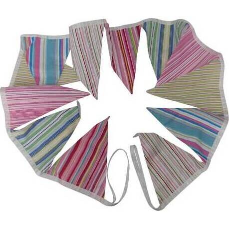 Bunting - Pastel Stripes