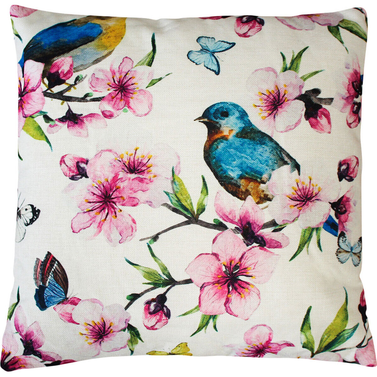 Cushion Frangipani Birds