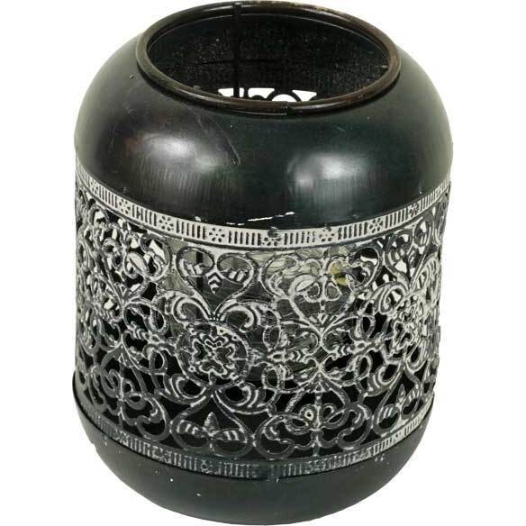 Lantern French Grey Filigree