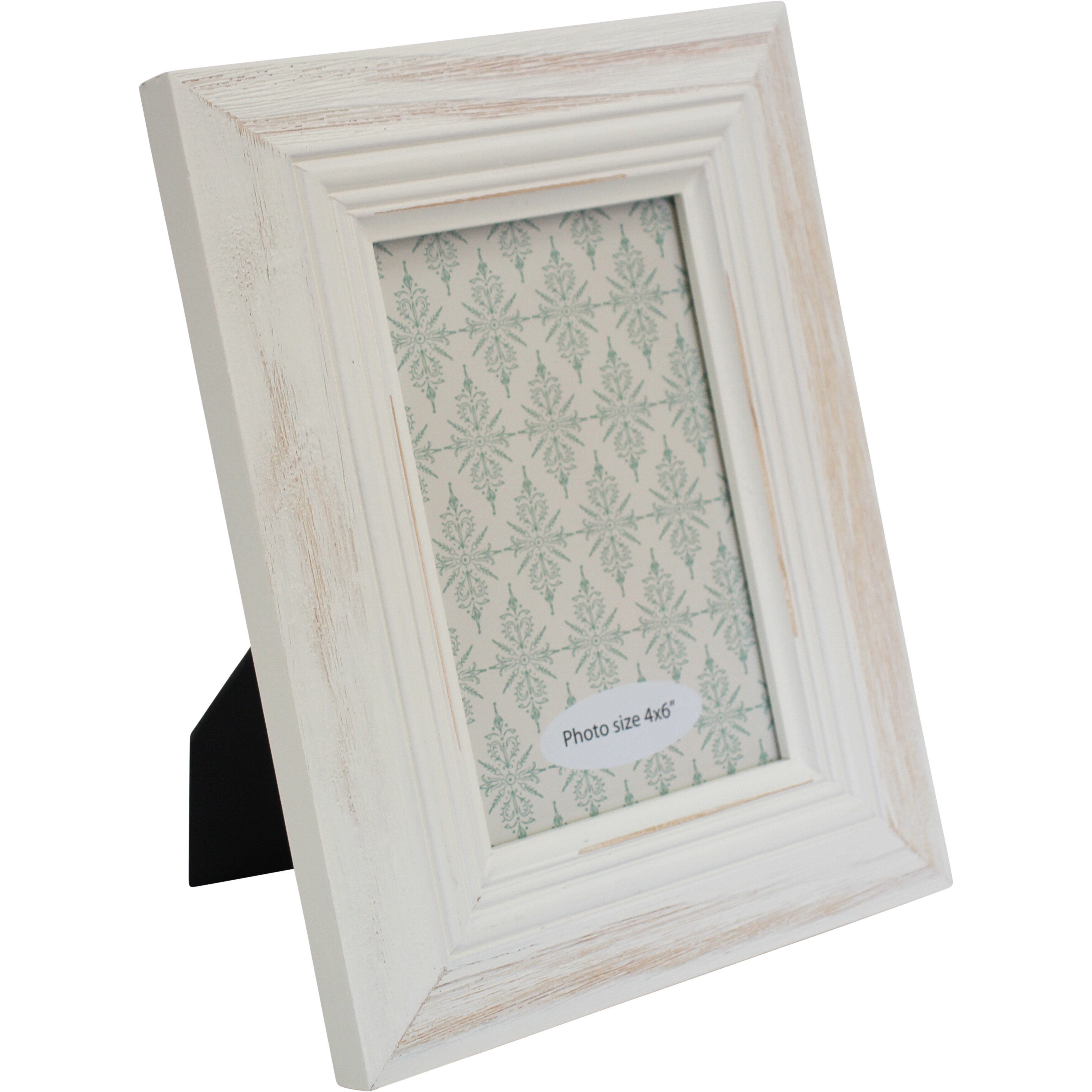 Frame White Rustic 4x6