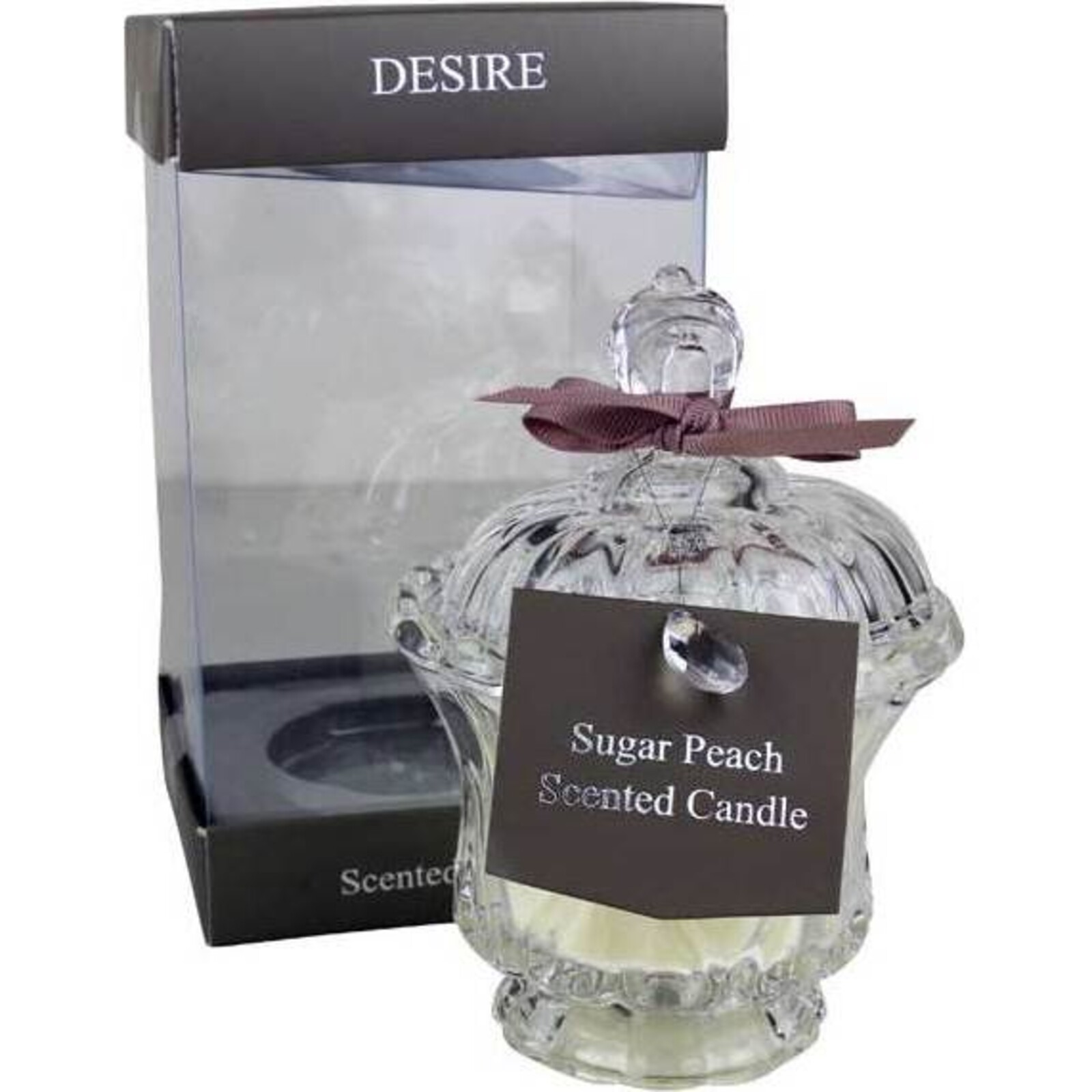 Candle Jar Scallop Giftboxed