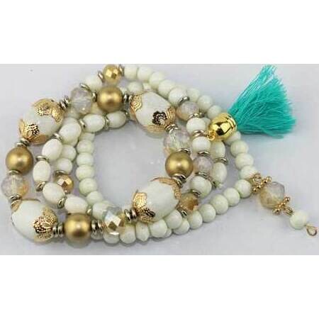 Bracelet Celadon Tassel Set