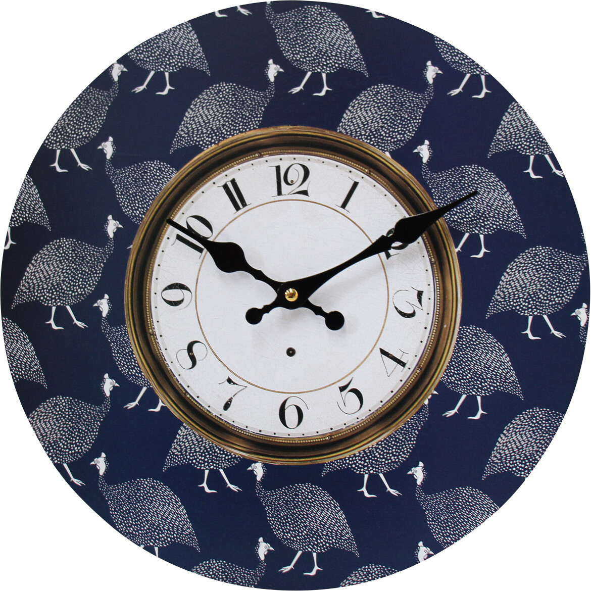 Clock Guinea Fowl 34cm