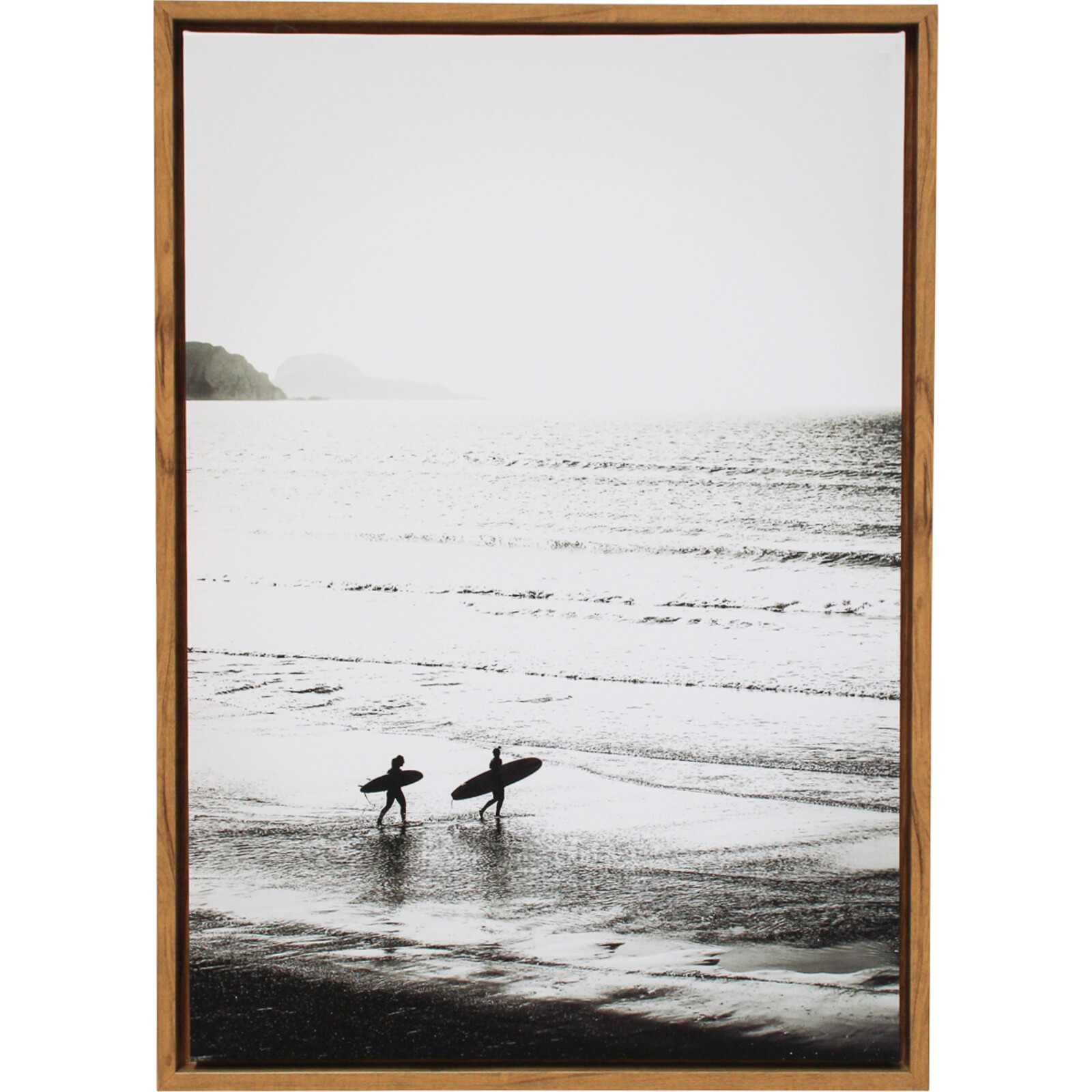 Framed Canvas Surfers 4