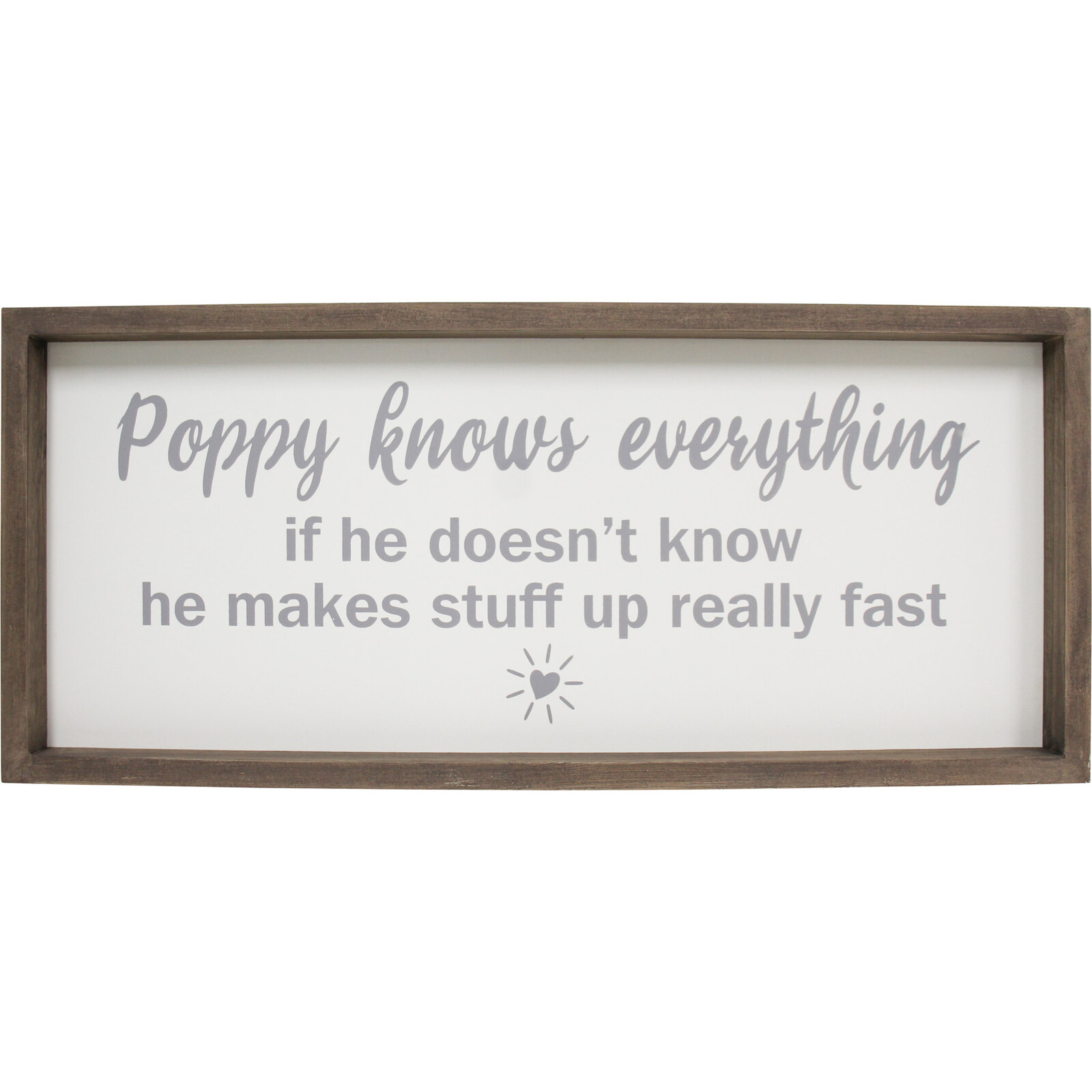 Sign Poppy Knows Everything