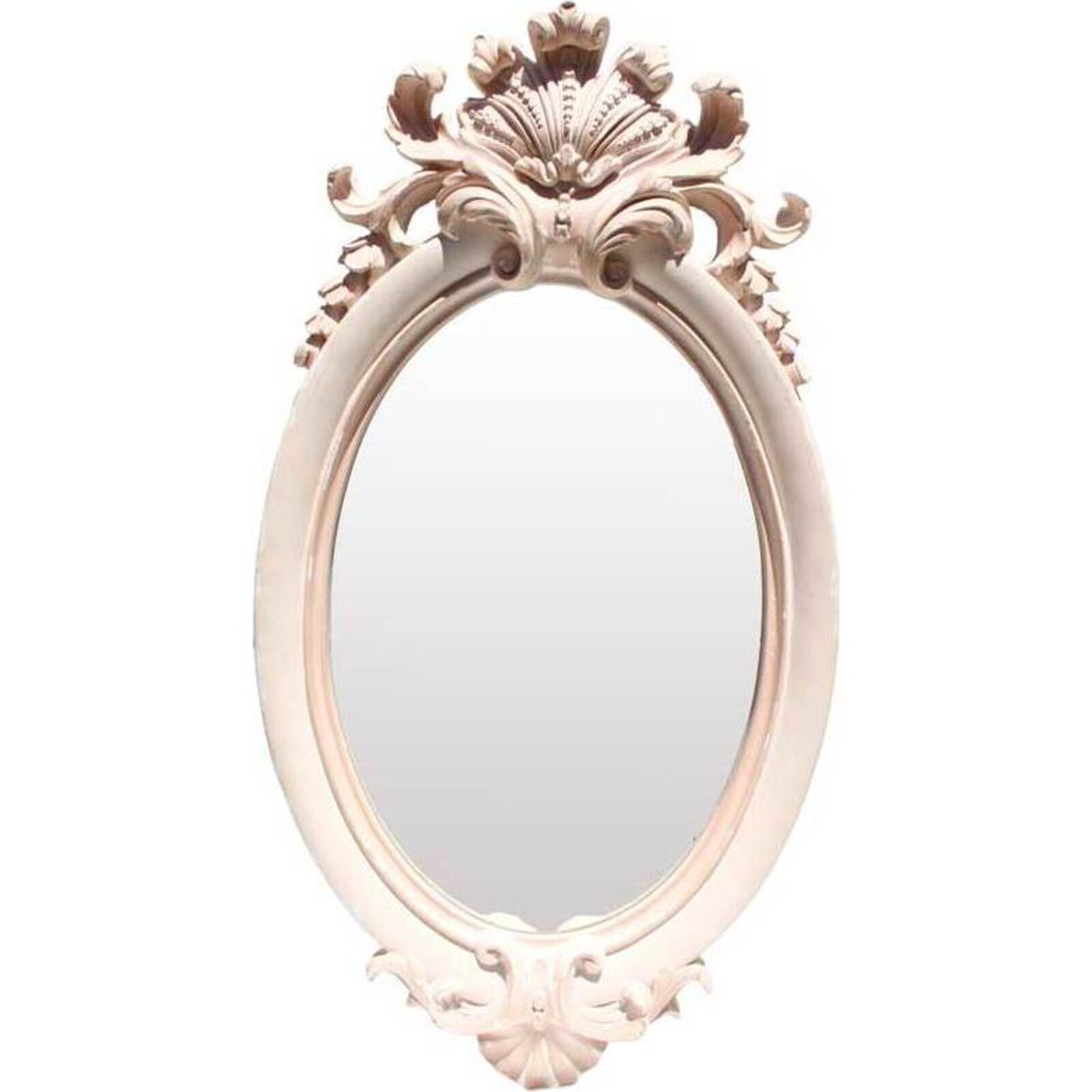 Oval Pale Pink Mirror - Plume