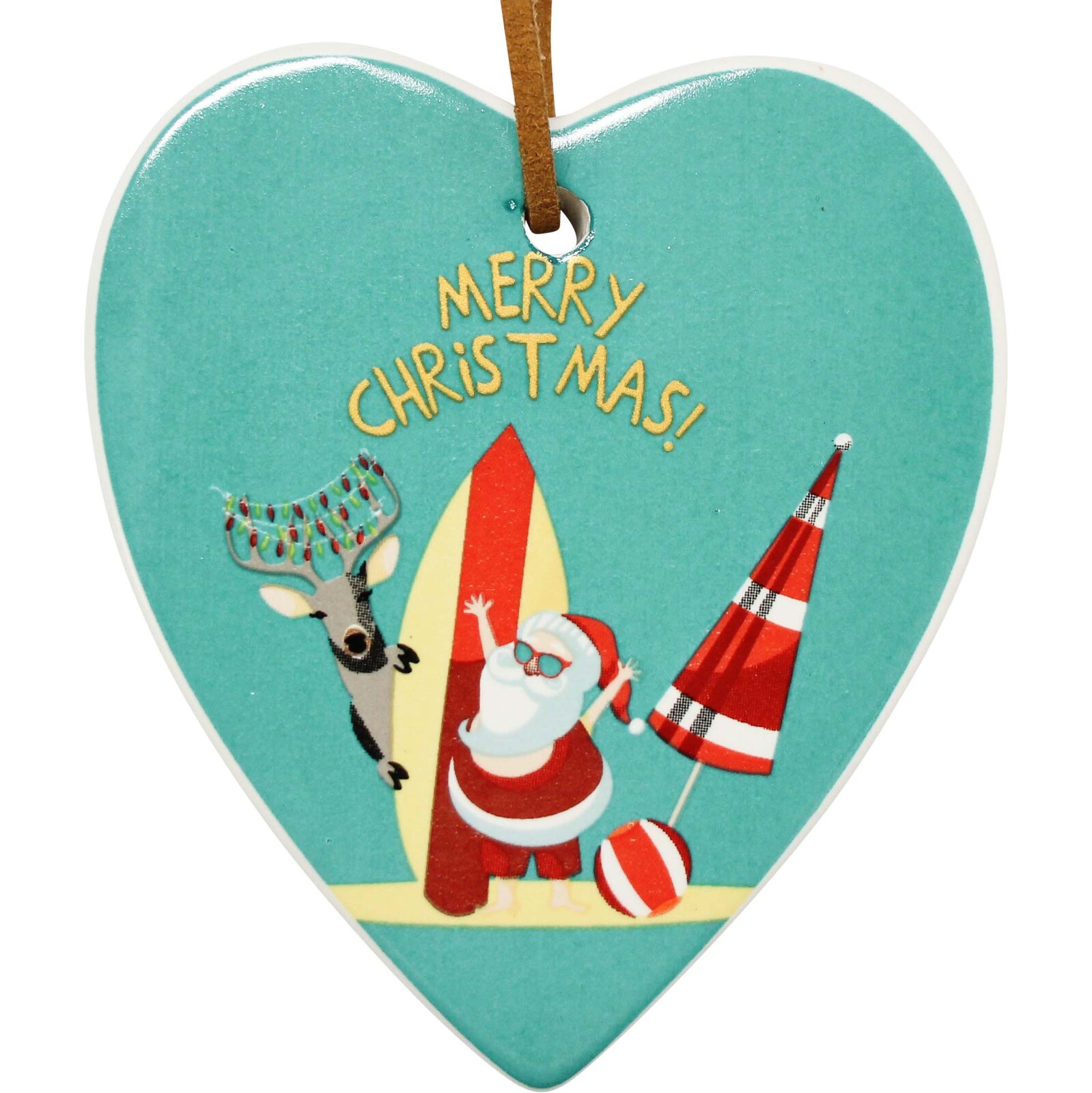 Hang Heart Rudolf/Santa